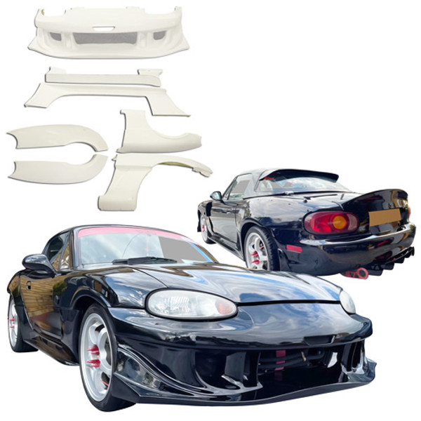 ModeloDrive FRP RAME Wide Body Kit 6pc > Mazda Miata (NB) 1998-2005 - image 1