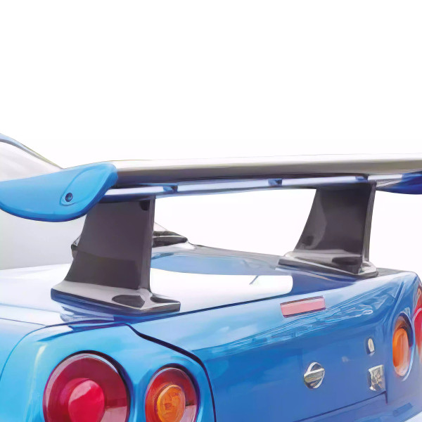 ModeloDrive Carbon Fiber JU GTR Wing Riser Stands > Nissan Skyline R34 GTR 1999-2004 - image 1