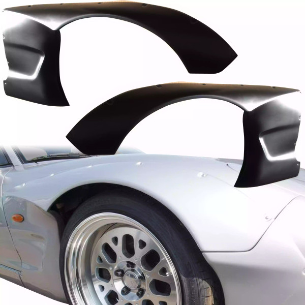 VSaero FRP TKYO Wide Body 50mm Fender Flares (front) > Mazda RX-7 FD3S 1993-1997 - image 1