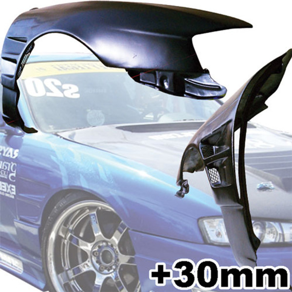 VSaero FRP DMA D1 Wide Body 30mm Fenders (front) > Nissan 240SX S14 1997-1998 - image 1
