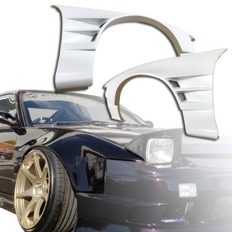 FRP ORI t4 75mm Wide Body Fenders (front) > Nissan 240SX 89-94 > 2