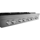 KitchenAid® 48-inch 6-Burner Gas Commercial-Style Rangetop with Griddle KCGK948TSS