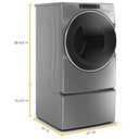 Whirlpool® 7.4 cu. ft. Front Load Electric Dryer with Steam Cycles YWED8620HC