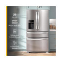 Whirlpool® 36-inch Wide 4 Door Refrigerator with Prep and Store Bins - 26 Cu. Ft. WRMF7736PV