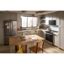Whirlpool® 24” Stainless Steel Dishwasher with AI Intelligent Wash and Tall Top Rack WDT740SALZ