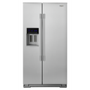 Whirlpool® 36-inch Wide Contemporary Handle Counter Depth Side-by-Side Refrigerator - 21 cu. ft. WRSA71CIHZ