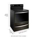 Whirlpool® 6.4 Cu. Ft. Smart Freestanding Electric Range with Frozen Bake™ Technology YWFE975H0HV