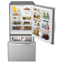 Whirlpool® 22 cu. ft. Bottom-Freezer Refrigerator with Freezer Drawer WRB322DMBM Whirlpool® 22 cu. ft. Bottom-Freezer Refrigerator with Freezer Drawer WRB322DMBM