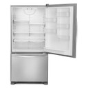 Whirlpool® 22 cu. ft. Bottom-Freezer Refrigerator with Freezer Drawer WRB322DMBM