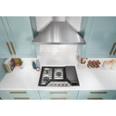 Whirlpool® 30" Curved Glass Wall Mount Range Hood WVW51UC0LS