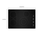Maytag® 30-Inch Electric Cooktop with Reversible Grill and Griddle MEC8830HB