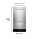 KitchenAid® 18'' Automatic Ice Maker with PrintShield™ Finish KUID308HPS