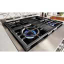 KitchenAid® 30'' Smart Commercial-Style Gas Range with 4 Burners KFGC500JYP