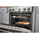 KitchenAid® 30'' Smart Commercial-Style Gas Range with 4 Burners KFGC500JMH