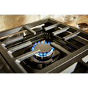 KitchenAid® 30'' Smart Commercial-Style Gas Range with 4 Burners KFGC500JPA