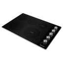 Kitchenaid® 30" Electric Cooktop with 5 Elements and Knob Controls KCES550HSS