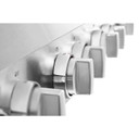 KitchenAid® 48'' 6-Burner Commercial-Style Gas Rangetop with Griddle KCGC558JSS