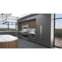 Jennair® NOIR™ 48" Dual-Fuel Professional Range with Chrome-Infused Griddle JDRP548HM Jennair® NOIR™ 48" Dual-Fuel Professional Range with Chrome-Infused Griddle JDRP548HM