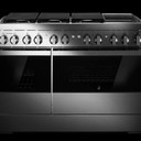 Jennair® NOIR™ 48" Dual-Fuel Professional Range with Chrome-Infused Griddle JDRP548HM