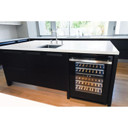 Jennair® NOIR™ 24" Built-In Undercounter Wine Cellar, Right Swing JUWFR242HM
