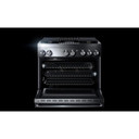 Jennair® 36" NOIR™ Dual-Fuel Professional-Style Range JDRP636HM