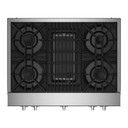 Jennair® 36" RISE™ Gas Professional-Style Rangetop with Gas Grill JGCP636HL