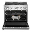 Jennair® 36" NOIR™ Gas Professional-Style Range JGRP436HM