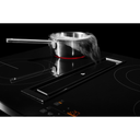 Jennair® 30 Oblivion Glass Electric Radiant Downdraft Cooktop with Tap Touch Controls JED4430KB