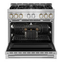 Jennair® 36" RISE™ Gas Professional-Style Range JGRP436HL