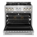 Jennair® 36" RISE™ Gas Professional-Style Range JGRP436HL