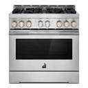 Jennair® 36" RISE™ Gas Professional-Style Range JGRP436HL
