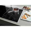 Jennair® 36 Oblivion Glass Electric Radiant Downdraft Cooktop with Tap Touch Controls JED4536KB