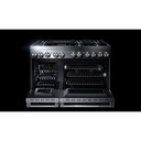 Jennair® RISE™ 48" Dual-Fuel Professional Range with Gas Grill JDRP648HL