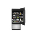 Jenn-Air® 36” Fully Integrated Built-In Bottom-Freezer Refrigerator (Right-Hand Door Swing) JB36NXFXRE