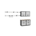 Gladiator® 4' (121.9 cm) Wide GearTrack® Channels (2-Pack) GAWC042PZY