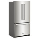Kitchenaid® 20 cu. ft. 36-Inch Width Counter-Depth French Door Refrigerator with Interior Dispense KRFC136RPS