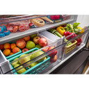 Kitchenaid® 20 cu. ft. 36-Inch Width Counter-Depth French Door Refrigerator with Interior Dispense KRFC136RBS Kitchenaid® 20 cu. ft. 36-Inch Width Counter-Depth French Door Refrigerator with Interior Dispense KRFC136RBS