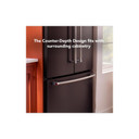 Kitchenaid® 20 cu. ft. 36-Inch Width Counter-Depth French Door Refrigerator with Interior Dispense KRFC136RBS Kitchenaid® 20 cu. ft. 36-Inch Width Counter-Depth French Door Refrigerator with Interior Dispense KRFC136RBS