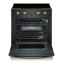 Whirlpool® 30-inch Smart Slide in Electric Range with True Convection, No Preheat Air Fry, WipeClean™ Coating, Steam/Self Clean and High Speed Preheat YWSES7530RV