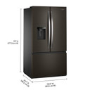 Whirlpool® 36-Inch French Door Refrigerator with In-Door Water and Ice Maker - 30 cu. ft. WRFF3536SV