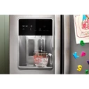 Whirlpool® 36-inch Counter Depth Side-by-Side Refrigerator with Prep & Store Bins WRSC6536RZ