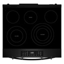 Whirlpool® 30-inch Electric Smart Range with Fan Convection Air Cooking Technology YWSES5030SB