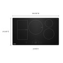 Maytag® 36-Inch Wide Induction Cooktop with Power Boost MCIT8036SB Maytag® 36-Inch Wide Induction Cooktop with Power Boost MCIT8036SB