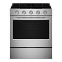 Kitchenaid® 5.0 Cu. Ft. Smart Slide-in Gas Range with Convection Cooking Modes KSGS330SPS