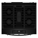 Whirlpool® 30-inch Gas Smart Range with Fan Convection Air Cooking Technology WSGS5030SB