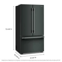 Kitchenaid® 24 cu. ft. 36-Inch Width Counter-Depth French Door Refrigerator with Interior Dispense KRFC236SJP