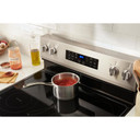 Whirlpool® 30-inch Electric Range with Fan Convection Air Cooking Technology YWFES4530SB