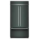 Kitchenaid® 24.2 Cu. Ft. 42" Built-In French Door Bottom Mount Refrigerator with Platinum Interior KBFN542SJP