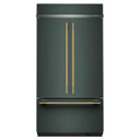 Kitchenaid® 24.2 Cu. Ft. 42" Built-In French Door Bottom Mount Refrigerator with Platinum Interior KBFN542SJP