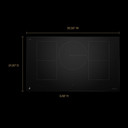 Jennair® 36" Oblivion Smart Induction Cooktop with Temperature-Controlled Cooking JICT736SB